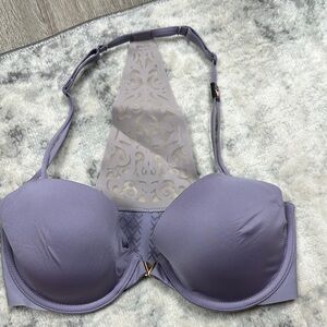 Lavender Lace Back Bra